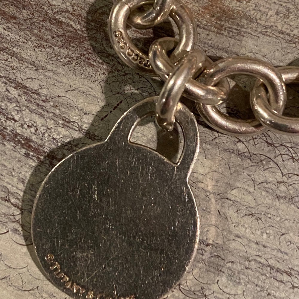 Tiffany & Co Round Tag Sterling Bracelet - Picture 6 of 7